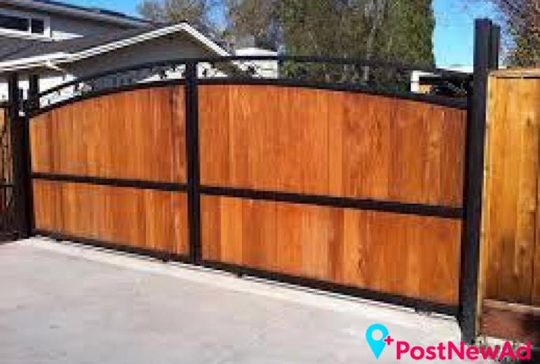 Metal Wood Gate Frame Richardson, TX