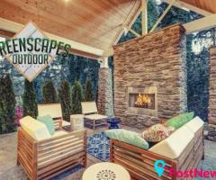 Backyard Fire Pit Ideas With Lights Broken Arrow