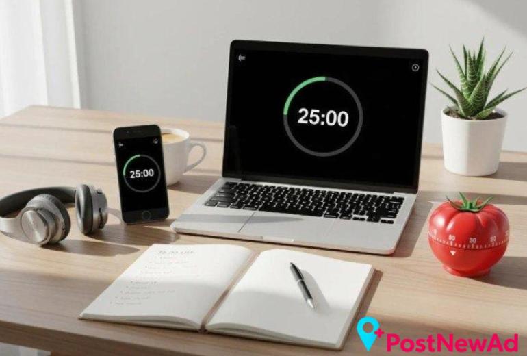 Boost Focus & Productivity with Pomodoro Time Tracker