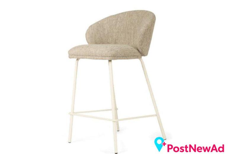 Anders Counter Stool Pebble Upholstery – Stylish & Durable