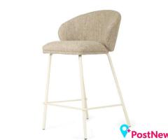 Anders Counter Stool Pebble Upholstery – Stylish & Durable