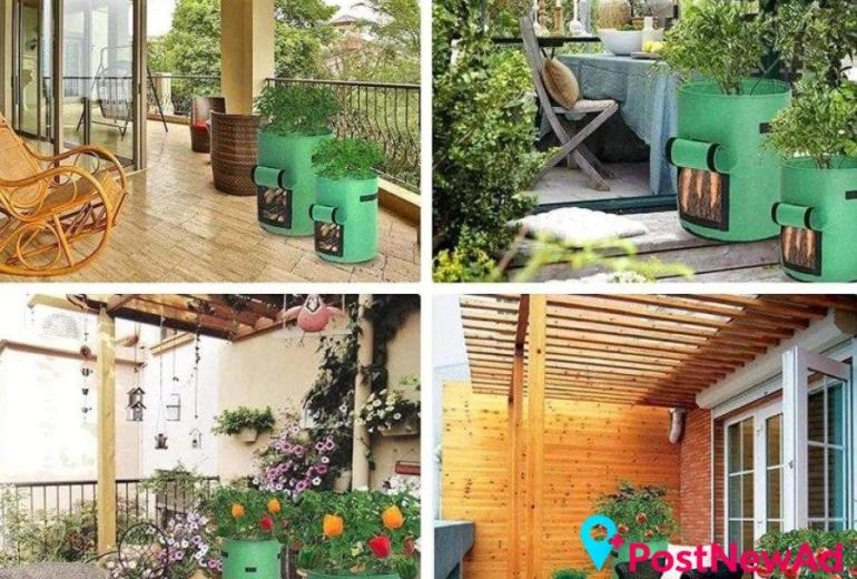 Grow Bags for Flexible Planting in Small Outdoor Spaces
