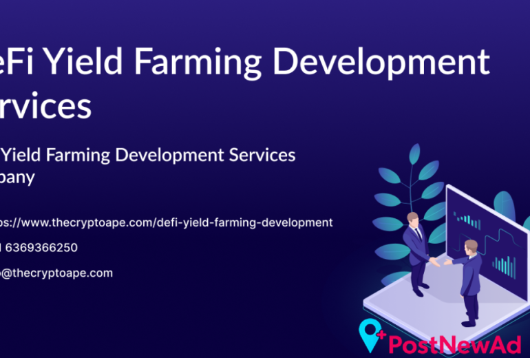 How DeFi Yield Farming Development Services Can Help Launch a Scalable DeFi Platform