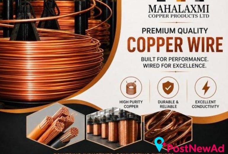 Copper Wire Manufacturer in Ahmedabad - Mahalaxmi Copper