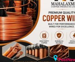 Copper Wire Manufacturer in Ahmedabad - Mahalaxmi Copper