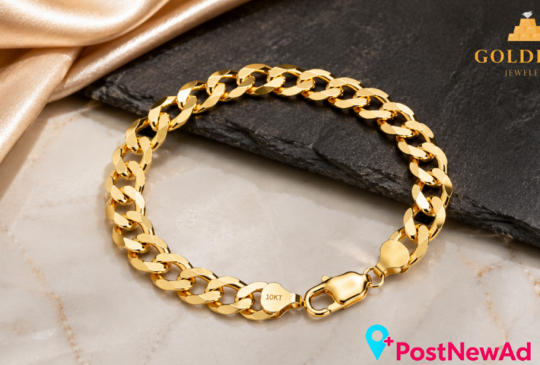 Buy 10k 14k Gold Bracelets in Texas USA-Gold Bar Jeweler