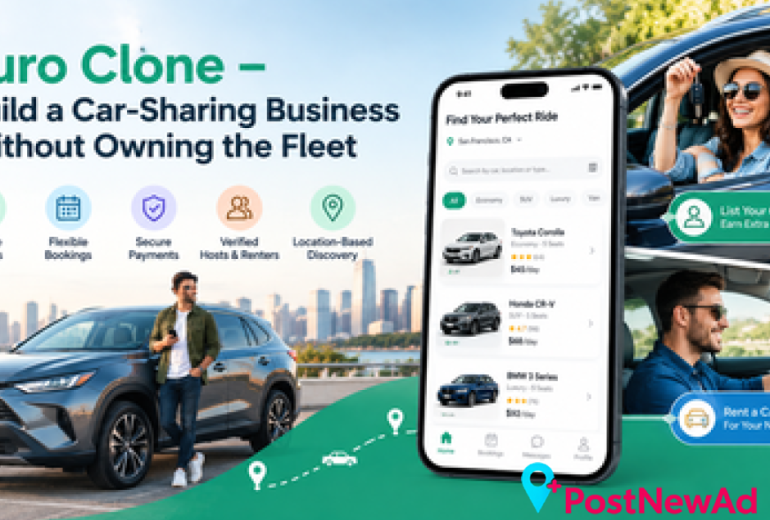 Turo Clone – Build a Car-Sharing Business Without Owning Fleets