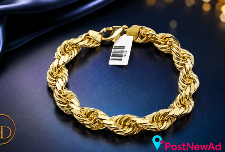 Best Place to Buy 10k 14k Gold Miami Cuban Bracelets in Texas USA-Gold and Diamond Jewelers