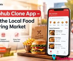 Grubhub Clone App – Own the Local Food Ordering Market