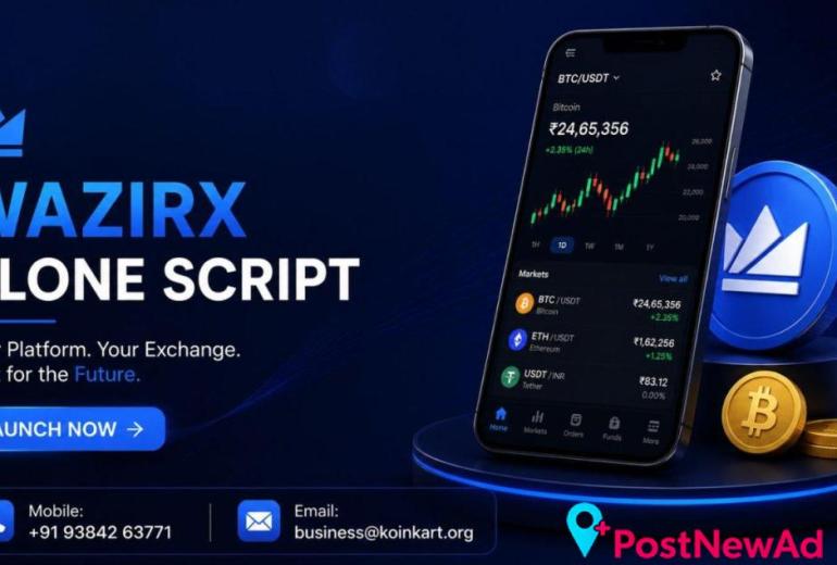 WazirX Clone Script for Launching Your Own Digital Exchange