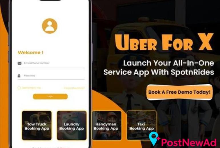 Launch Any On-Demand Service with SpotnRides