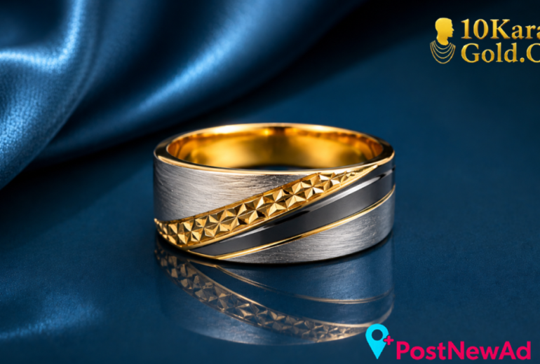 Shop 10K 14K Mens Diamond & Gold Ring in Texas USA–10 Karat Gold