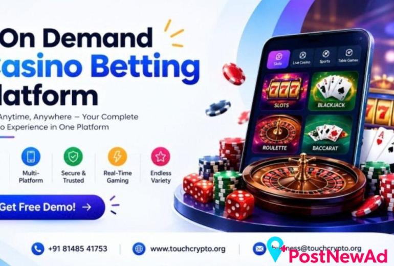 Launch Your Own On-Demand Casino Betting Platform