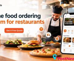 Online food ordering system for restaurants