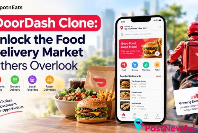 DoorDash Clone: Unlock the Food Delivery Market Others Overlook