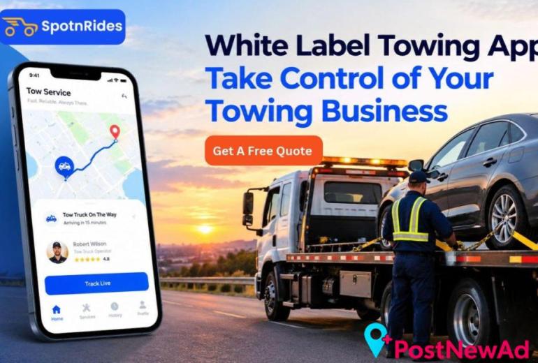 White Label Towing App – Take Control of Your Towing Business