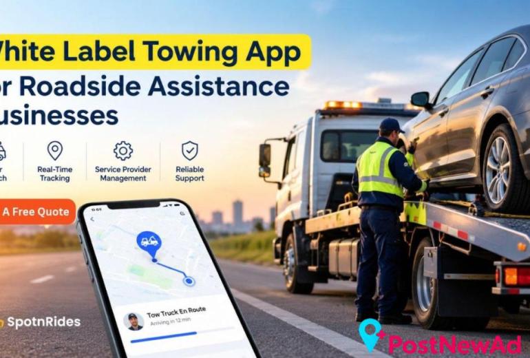 White Label Towing App for Roadside Assistance Businesses