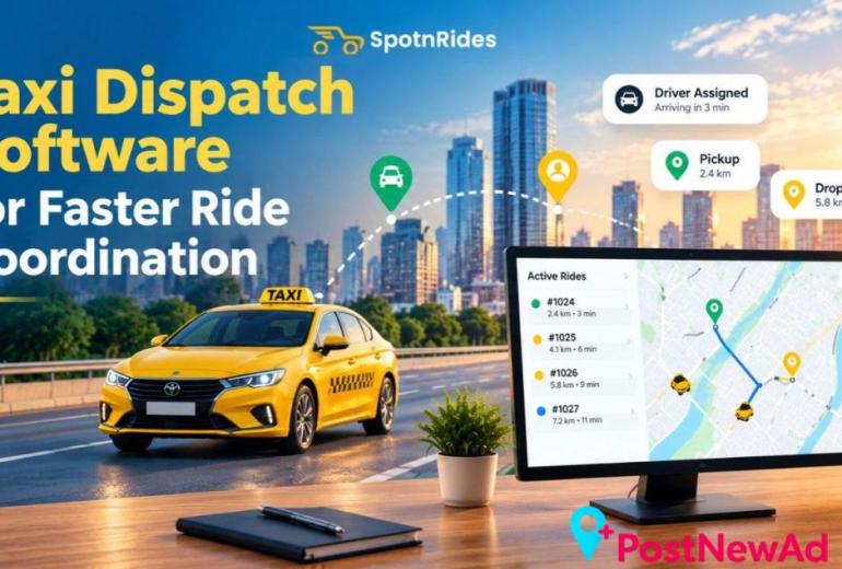Taxi Dispatch Software for Faster Ride Coordination