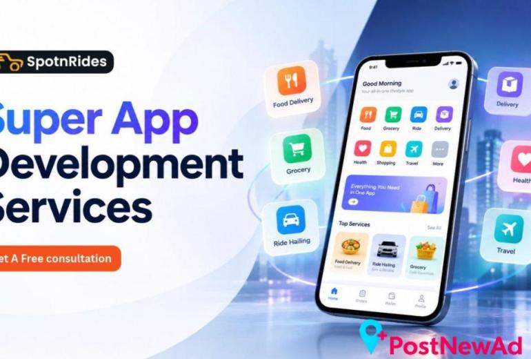 Super App Development Services  - Spotnrides